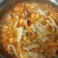 chi-ko3027's cooksnap of when they made 残ったキムチでキムチスープ♪.