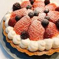 mirising's cooksnap of when they made いちごのベリータルト.