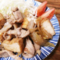 gumicha's cooksnap of when they made 厚揚げと玉葱と豚の生姜焼き.