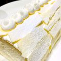 クックNN393J☆'s cooksnap of when they made クリスマスケーキに白いブッシュドノエル.