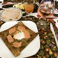 Sykラボ's cooksnap of when they made 簡単☆そば粉ガレット　スモークサーモン編.