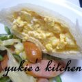 yukiはぴ's cooksnap of when they made スイートチリマヨ卵トースト♪.