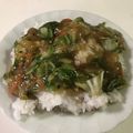 papikun's cooksnap of when they made 簡単☆白菜とひき肉のあんかけ☆どんぶり.