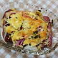 ＊れいぴん＊'s cooksnap of when they made 厚切りハムのチーズ焼きプラス・ワン！.