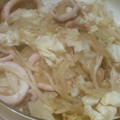 ケンチャナヨ～'s cooksnap of when they made いかとキャベツの中華塩炒め.