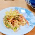 ヒソカ★ナニカ's cooksnap of when they made さつまいもとハム☆とネギのかき揚げ♪.