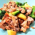 みちゃこmisako's cooksnap of when they made じゃが芋と豚肉のキムチ炒め.