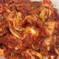 MomoTwity's cooksnap of when they made 手作り白菜キムチ、割と簡単。.
