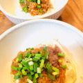 ＊＊もっさん＊＊'s cooksnap of when they made 簡単 豆腐のひき肉のせ♪あと1品に.