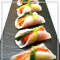 日々笑顔's cooksnap of when they made おしゃれに♪大根とサーモンのマリネ♪.