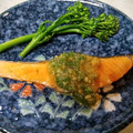 leoleocchi's cooksnap of when they made 秋鮭のムニエル パセリのジェノベーゼ風.