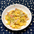 kikyomama's cooksnap of when they made キャベツと卵の炒め物.
