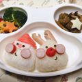 ひよごんママ♡'s cooksnap of when they made キャラ弁＊簡単♪クリスマスプレート.