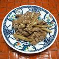 クレイプメートル's cooksnap of when they made 牛肉と牛蒡のガッツリ炒め.