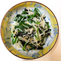 minmit's cooksnap of when they made ほうれん草とモヤシとシラスの海苔ナムル.
