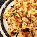 ハッピィ0730's cooksnap of when they made 簡単で美味しいガーリックチャーハン.
