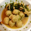 かおぽんぽこりん's cooksnap of when they made 小松菜と鶏団子の煮物.