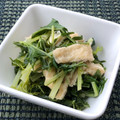よこ耳ねこ's cooksnap of when they made 水菜とお揚げのサッと煮♪.