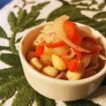 まきーころ's cooksnap of when they made 大豆とサーモンのマリネ.