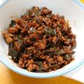 ふちこさんさんさん's cooksnap of when they made 【昆布屋レシピ】え！だしがら昆布肉味噌♪.