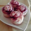 プチシュ's cooksnap of when they made ブルーベリーヨーグルト蒸しパン.