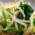 ぶんぶくちゃがまん's cooksnap of when they made 茹でるだけ！簡単ナムル もやしほうれん草.
