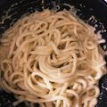 蕎麦氏ゆめこ's cooksnap of when they made 全卵・牛乳・ベビーチーズのカルボナーラ.