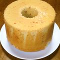 B～茶's cooksnap of when they made ドライ苺の練乳シフォンケーキ.