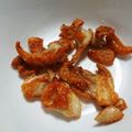 じう630's cooksnap of when they made カリカリバリバリ！鶏皮スナック★.