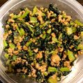 nyankoにゃん's cooksnap of when they made かぶの葉っぱと豚ひき肉のふりかけそぼろ.