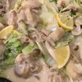 月の影と海's cooksnap of when they made 爽やかチキン♪レモンの豆乳クリーム煮.