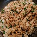 クックJ2D6YM☆'s cooksnap of when they made 豚ひき肉とニラの簡単チャーハン.