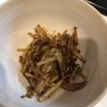 つぇー's cooksnap of when they made 糖質オフ☆胡麻油香る♬大根の皮のきんぴら.