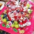 藤理佐's cooksnap of when they made クリスマスに♪苺ツリーケーキの作り方.