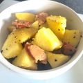 おかてくJr's cooksnap of when they made ジャーマンポテト.