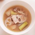 payaちゃん's cooksnap of when they made 長ネギと蓮根のごちそうスープ♪.