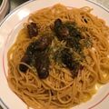 クックIB82OG☆'s cooksnap of when they made 牡蠣缶 スモーク オイル漬けのパスタ.