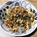 みわたけ's cooksnap of when they made 学校給食の高菜そぼろ丼✽.