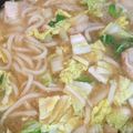 飯炊きかあちゃん's cooksnap of when they made 野菜たっぷり♫ 味噌煮込みうどん鍋.