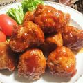 虹色♪︎ちゅーりっぷ's cooksnap of when they made 簡単！コロコロミートボール☆.