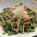 lchin's cooksnap of when they made 【スモークサーモンとほうれん草のパスタ】.
