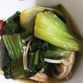 ホヌ・アヌエヌエ's cooksnap of when they made チンゲンサイと油揚げの煮浸し.