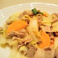 イエローバード's cooksnap of when they made 野菜たっぷり！白菜と豚肉の味噌バター炒め.