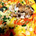 楽笑everyday's cooksnap of when they made ♔簡単! ホットプレートでパエリア ♔.