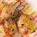 67luna's cooksnap of when they made 鮭&たくあんのおにぎり♪.