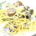 tennisnoah's cooksnap of when they made ランチ♫あさりとキャベツのペペロンチーノ.