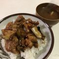 papikun's cooksnap of when they made わかめと油揚げの味噌汁♪.