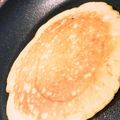 クックWHCYV3☆'s cooksnap of when they made 薄力粉で作るバナナパンケーキ.