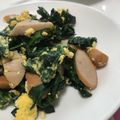ノビル's cooksnap of when they made 和風？！ほうれん草と卵の炒め物☆.