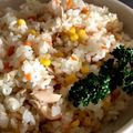 ぺえす's cooksnap of when they made 炊飯器でツナコーンピラフ☆.